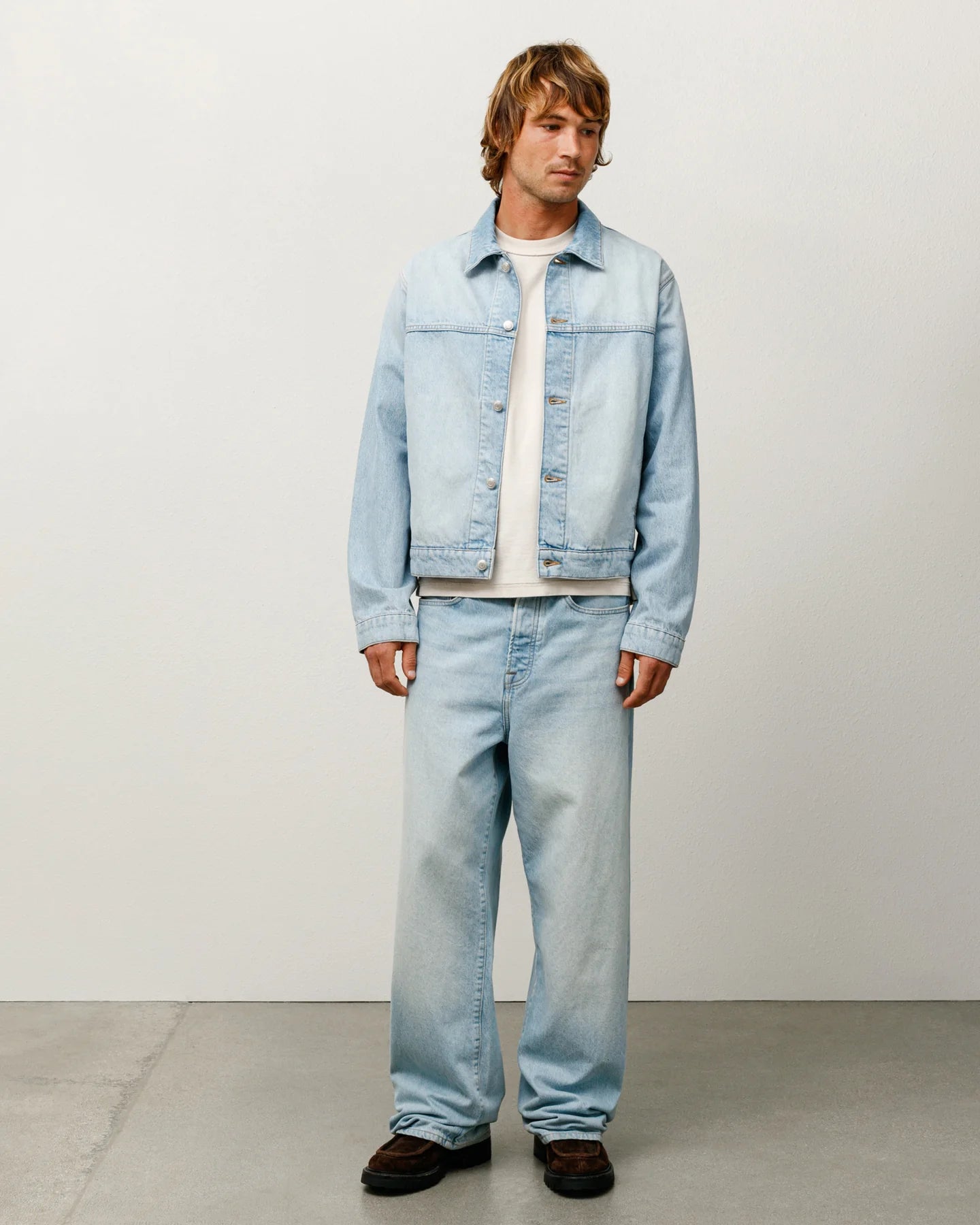 Trucker Jacket Denim Blue | Stussy Jacket