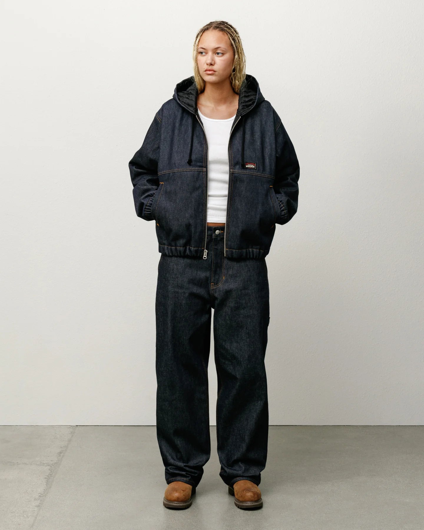 Insulated Work Jacket Raw Denim | Stussy Jacket