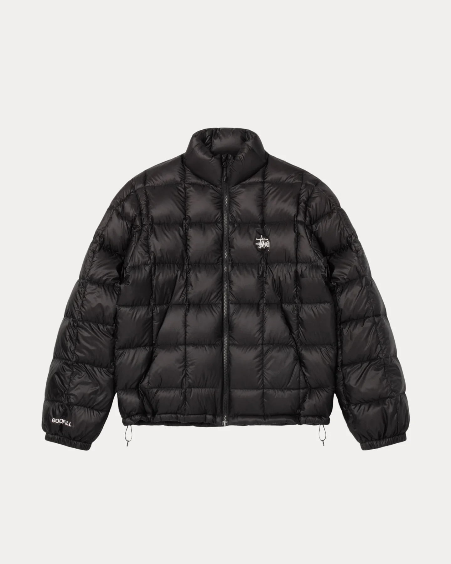 Midweight Puffer Black Jacket | Stussy Jacket