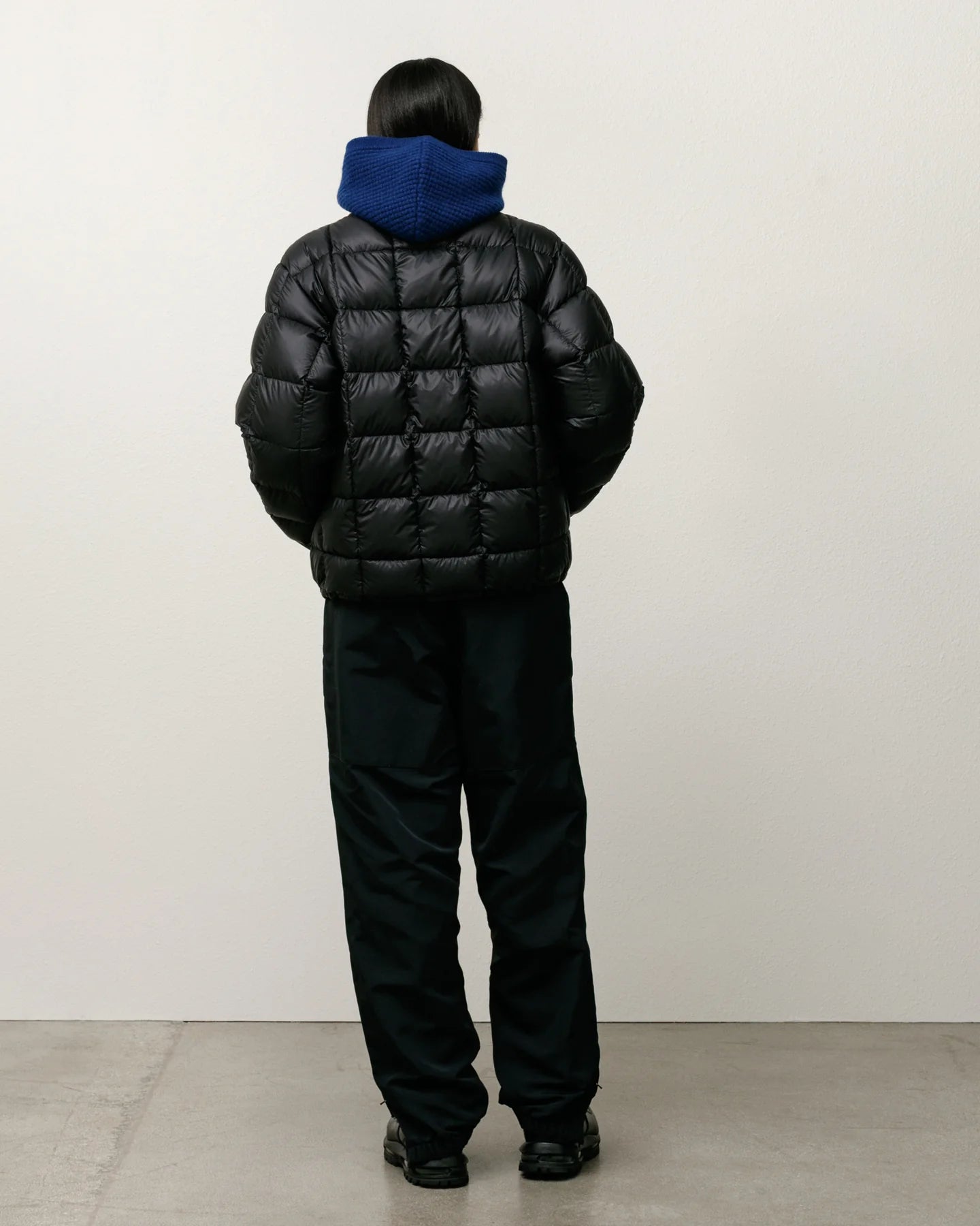 Midweight Puffer Black Jacket | Stussy Jacket