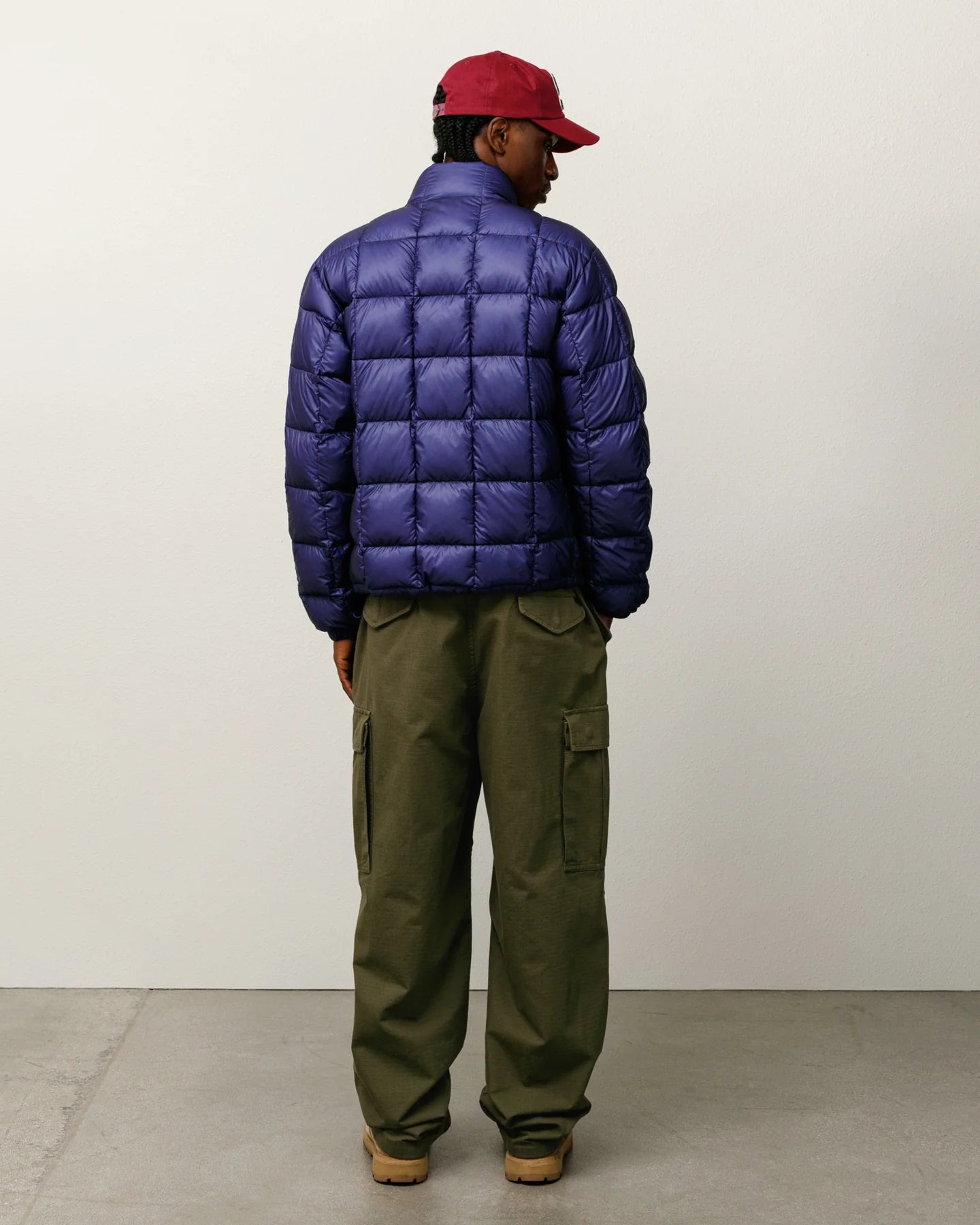 Midweight Puffer Blue Jacket | Stussy Jacket
