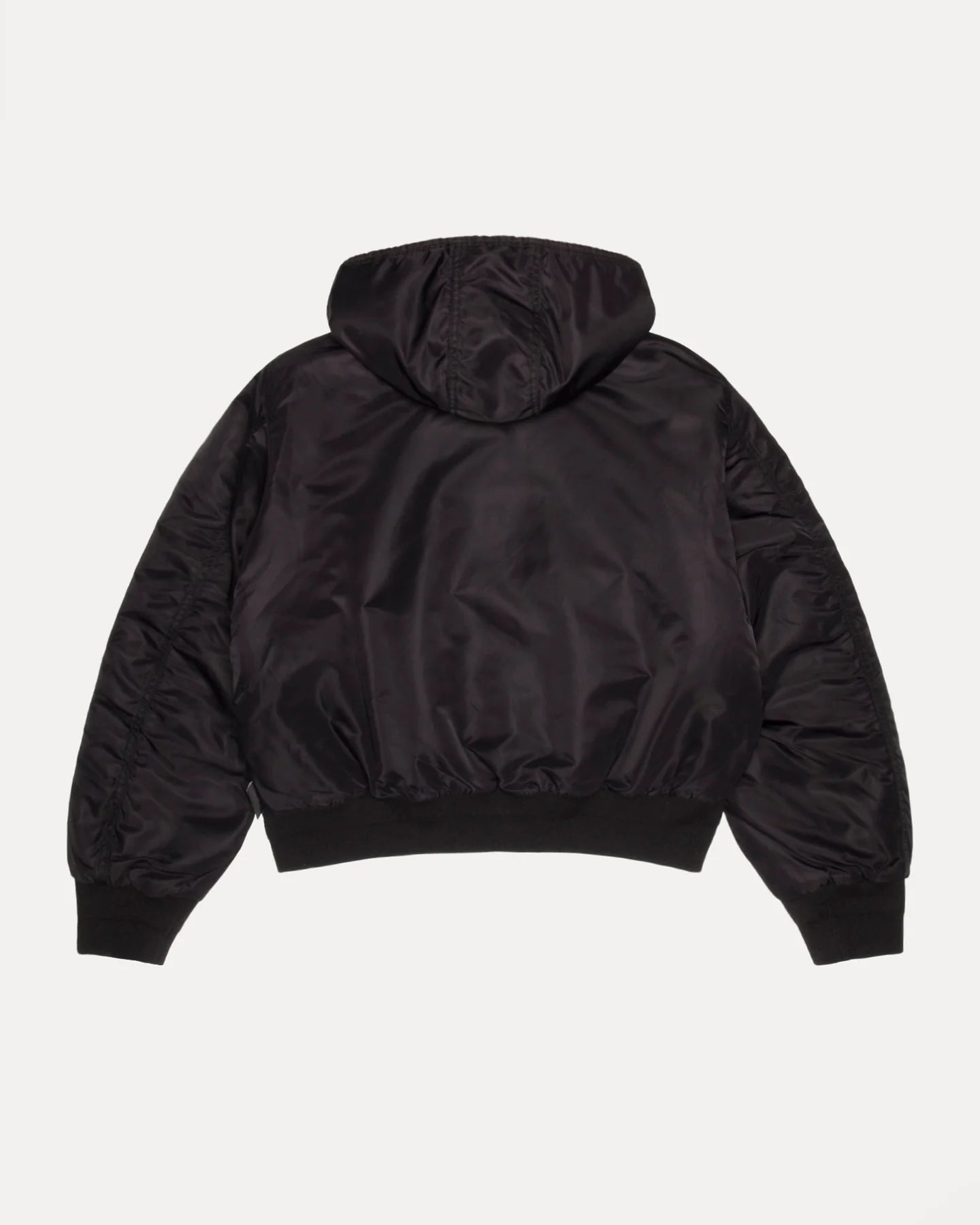 Flight Bomber Black Jacket | Stussy Jacket