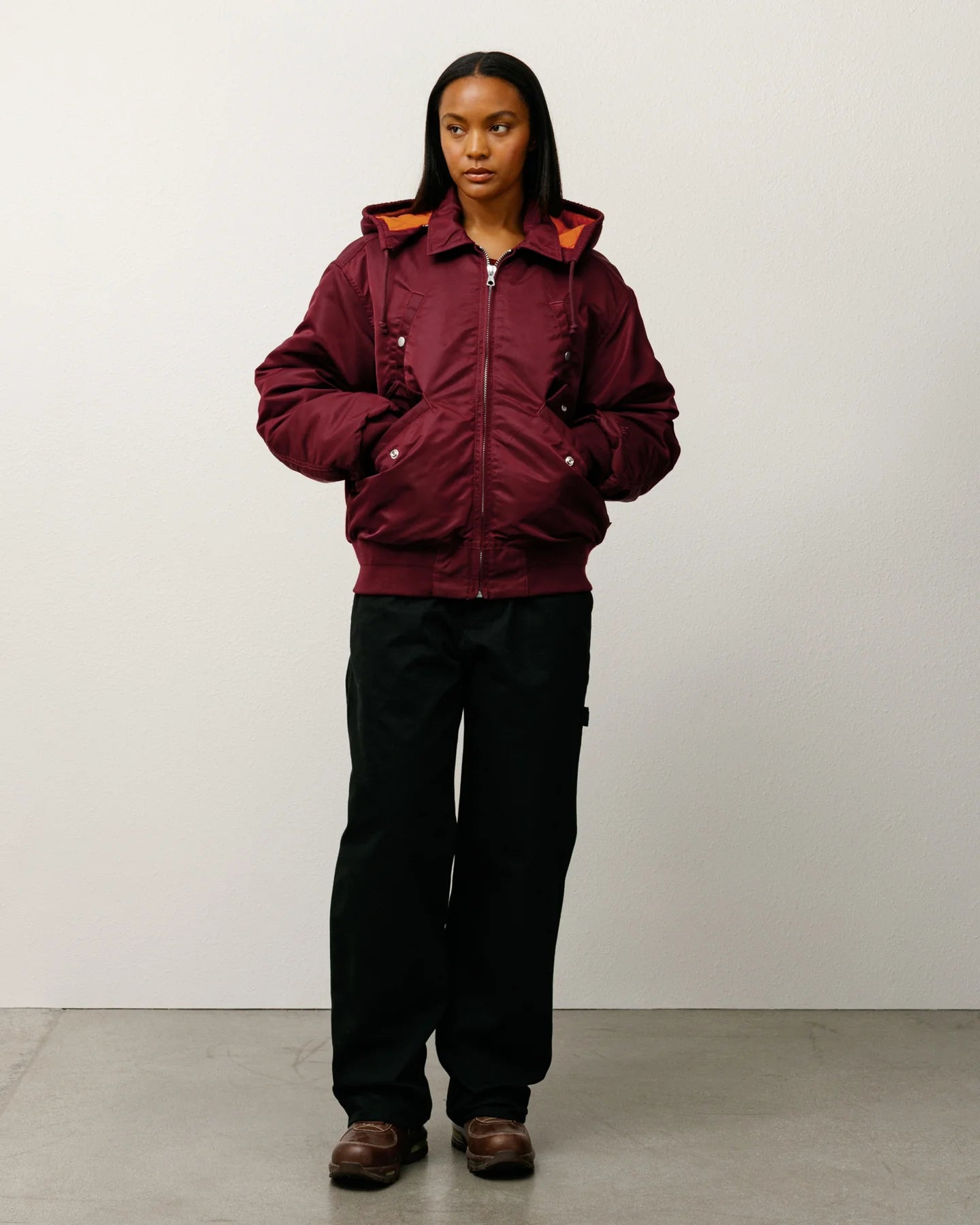 Flight Bomber Red Jacket | Stussy Jacket