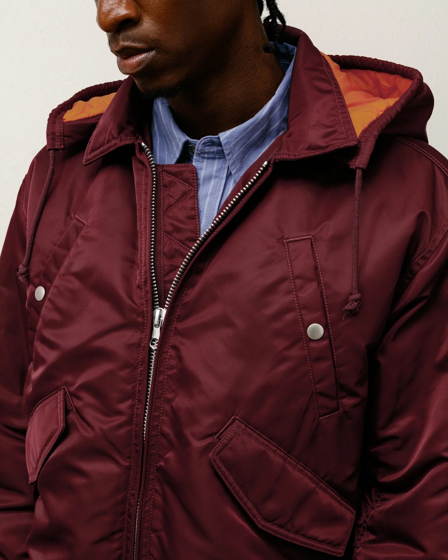 Flight Bomber Red Jacket | Stussy Jacket