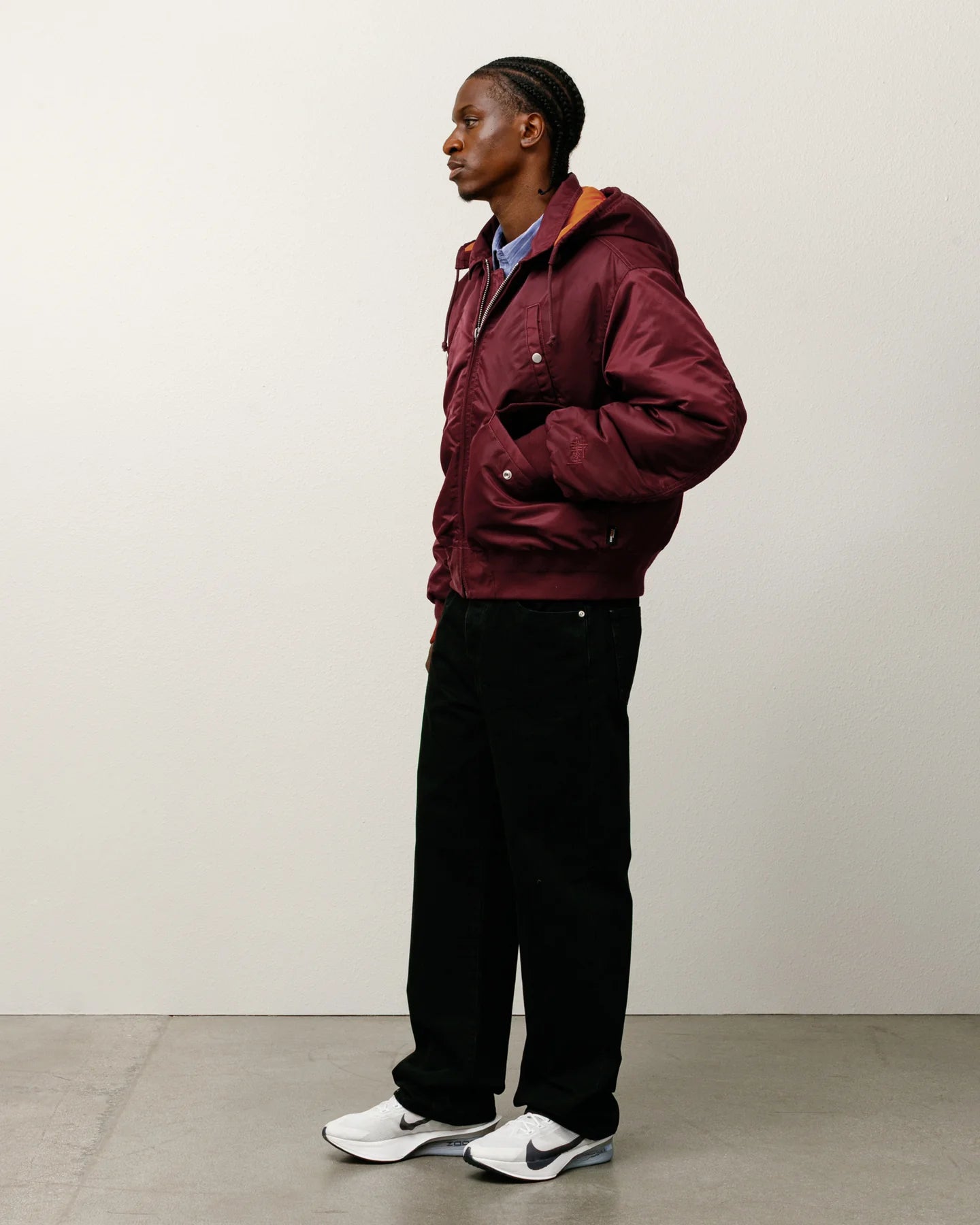 Flight Bomber Red Jacket | Stussy Jacket