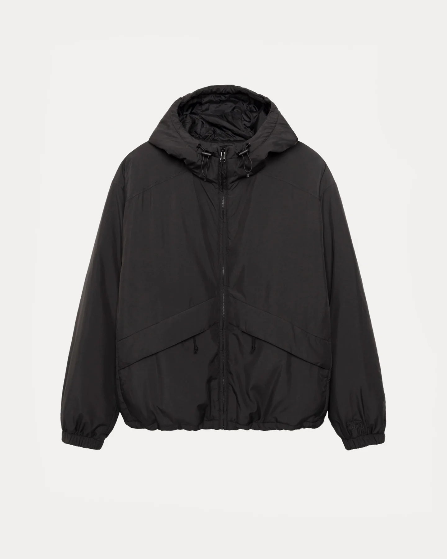 Insulated Hooded Black Jacket | Stussy Jacket