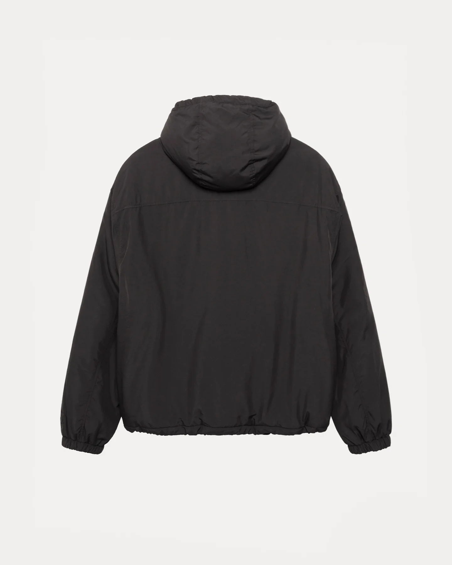 Insulated Hooded Black Jacket | Stussy Jacket