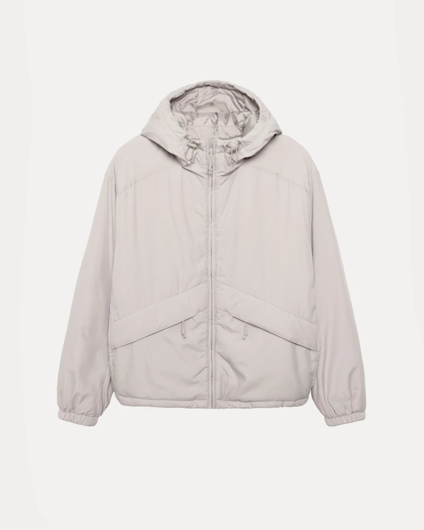 Insulated Hooded White Jacket | Stussy Jacket