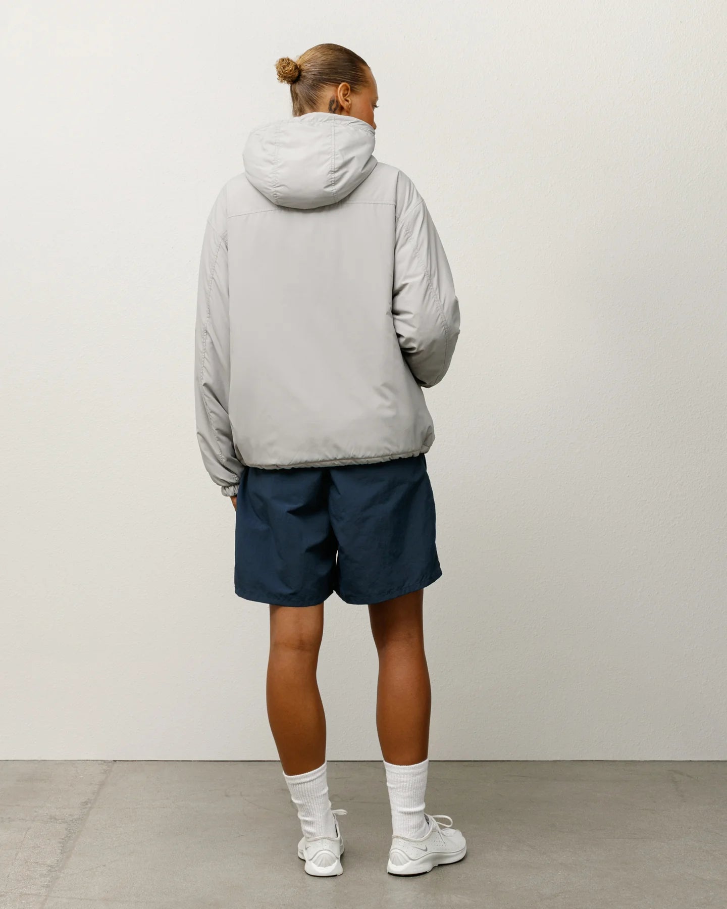 Insulated Hooded White Jacket | Stussy Jacket