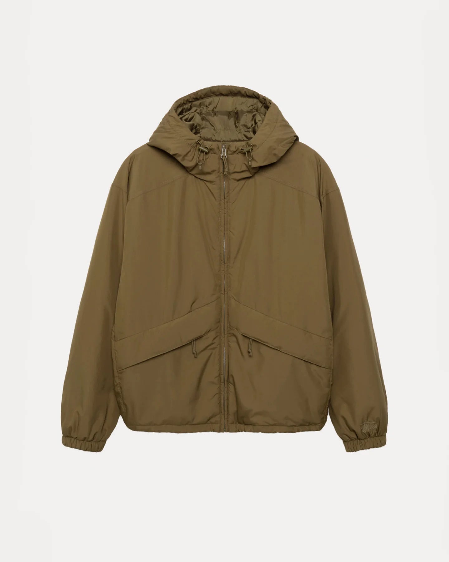 Insulated Hooded Brown Jacket | Stussy Jacket