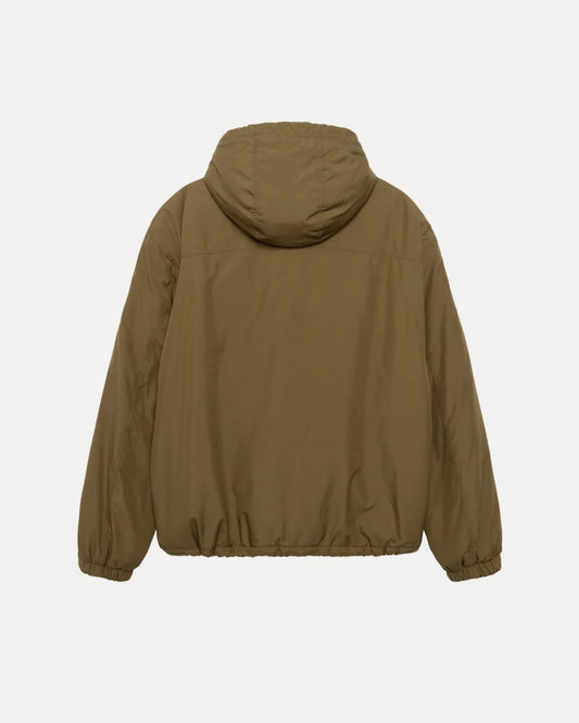 Insulated Hooded Brown Jacket | Stussy Jacket
