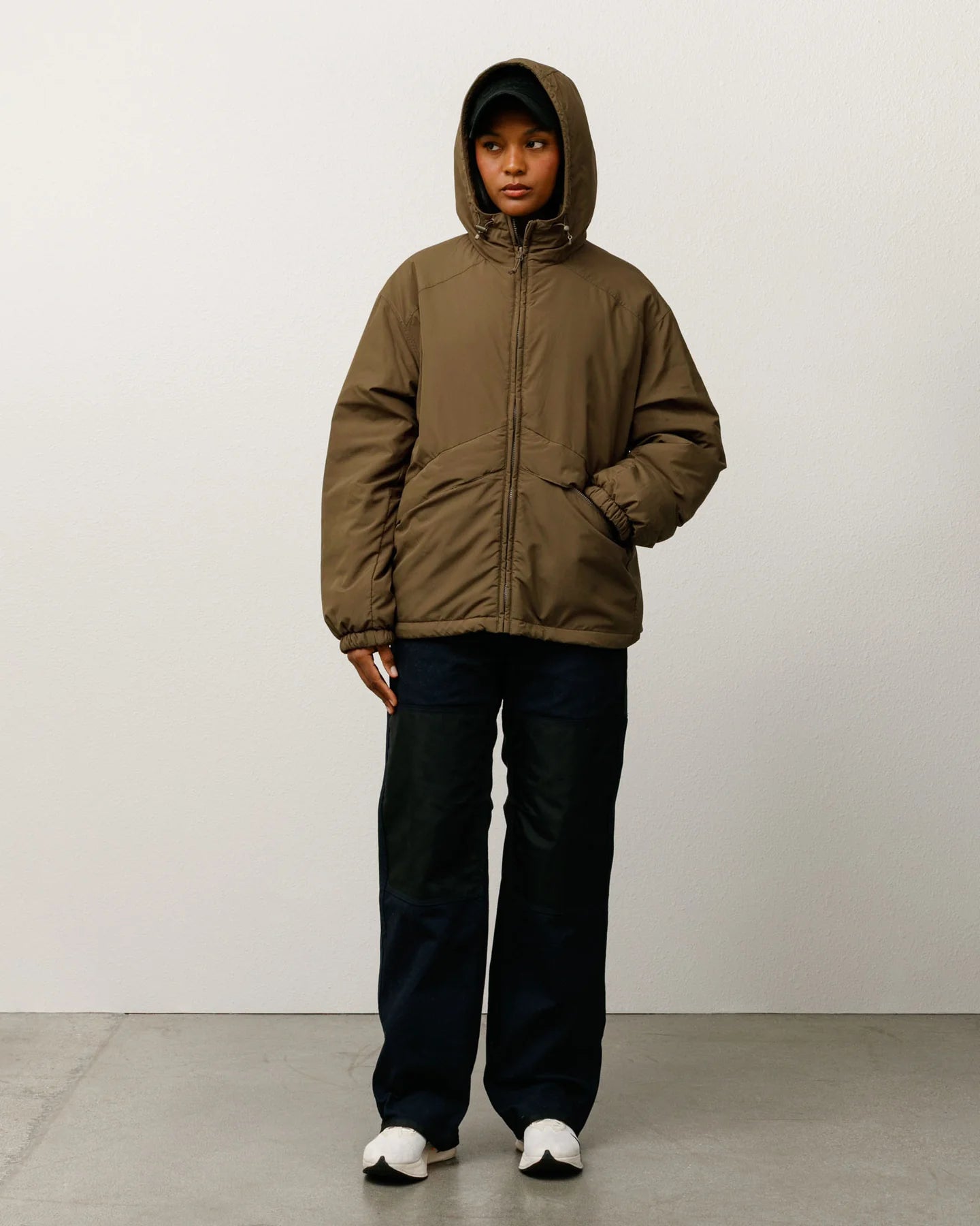 Insulated Hooded Brown Jacket | Stussy Jacket