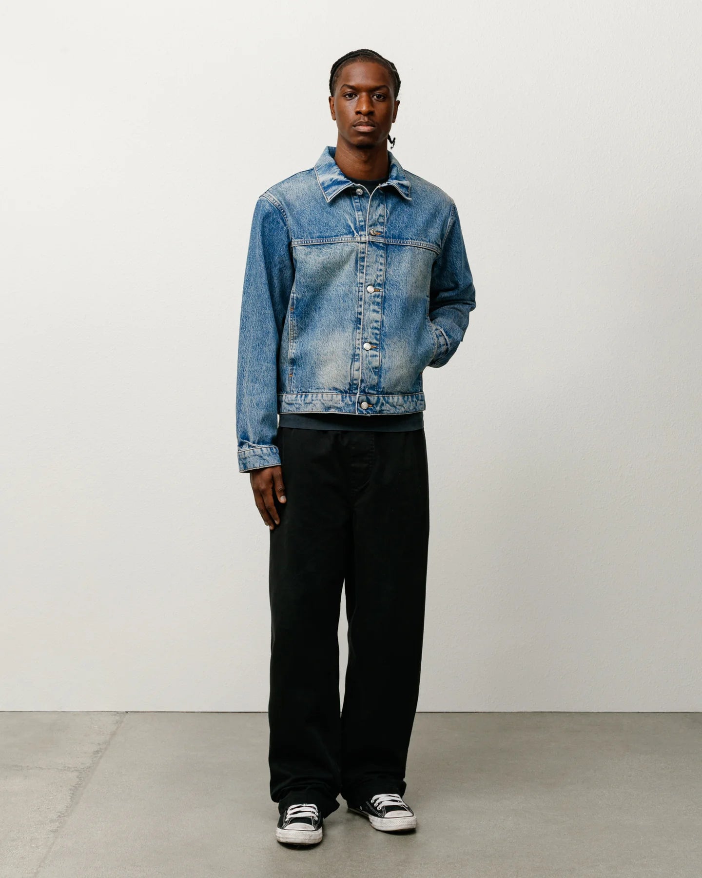 Trucker Jacket Denim | Stussy Jacket