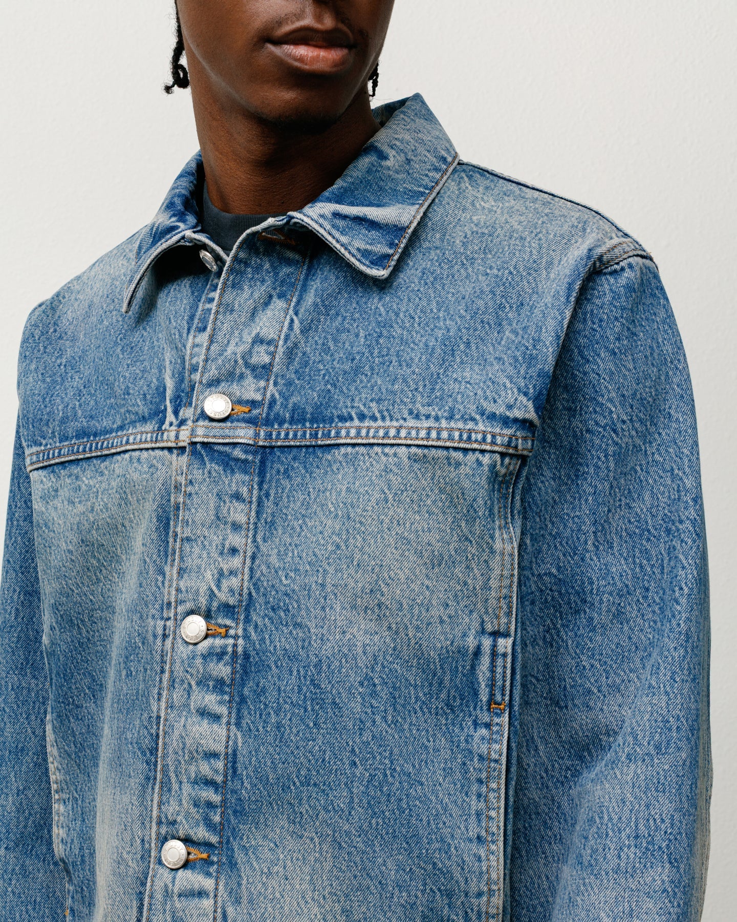 Trucker Jacket Denim | Stussy Jacket