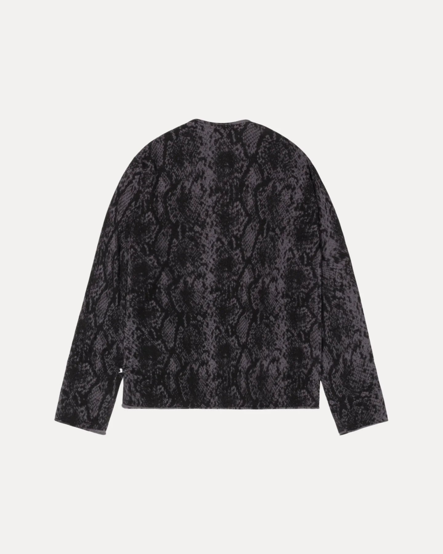 Python Knit Crew Charcoal | Stussy Knit