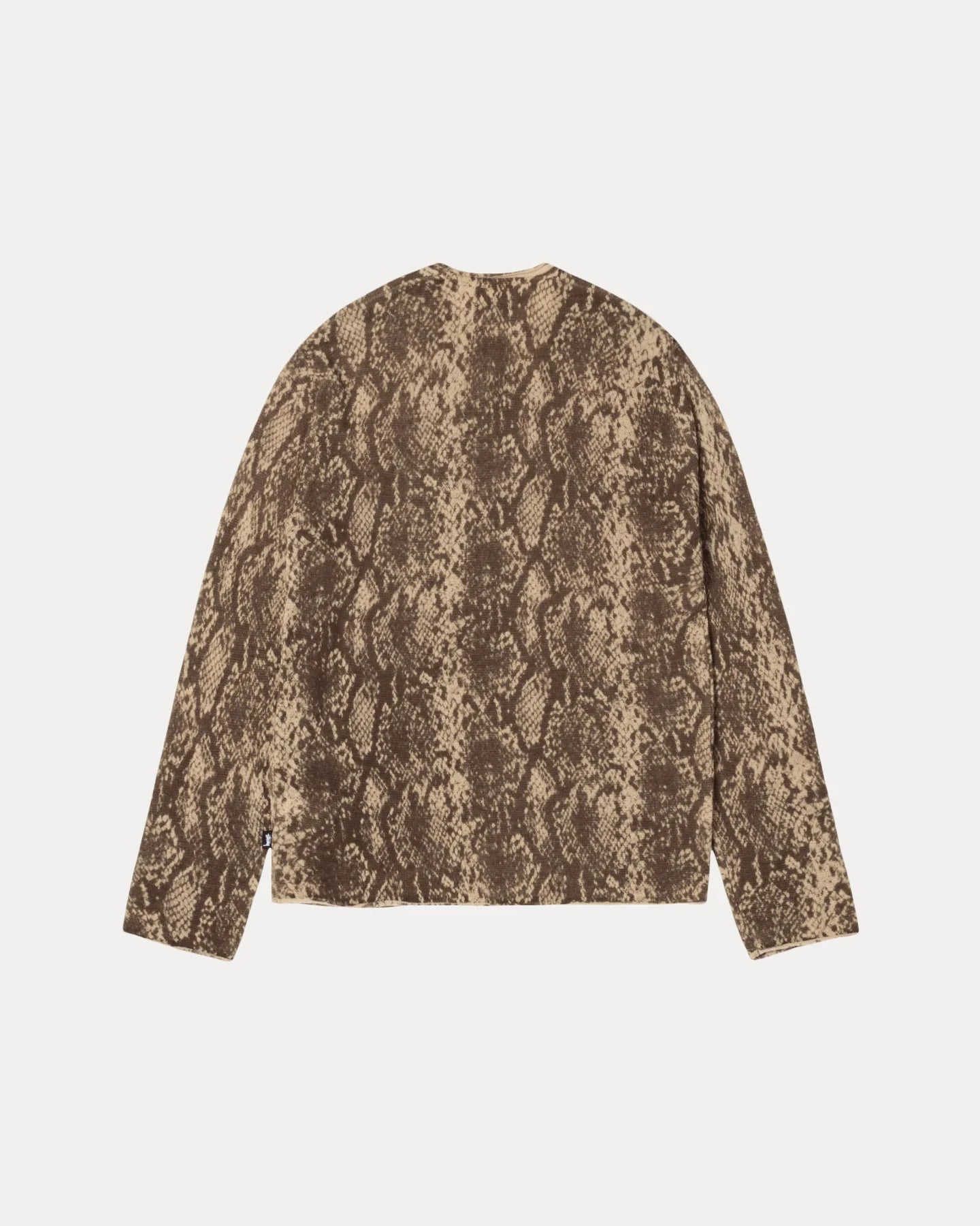 Python Knit Crew Khaki | Stussy Knit