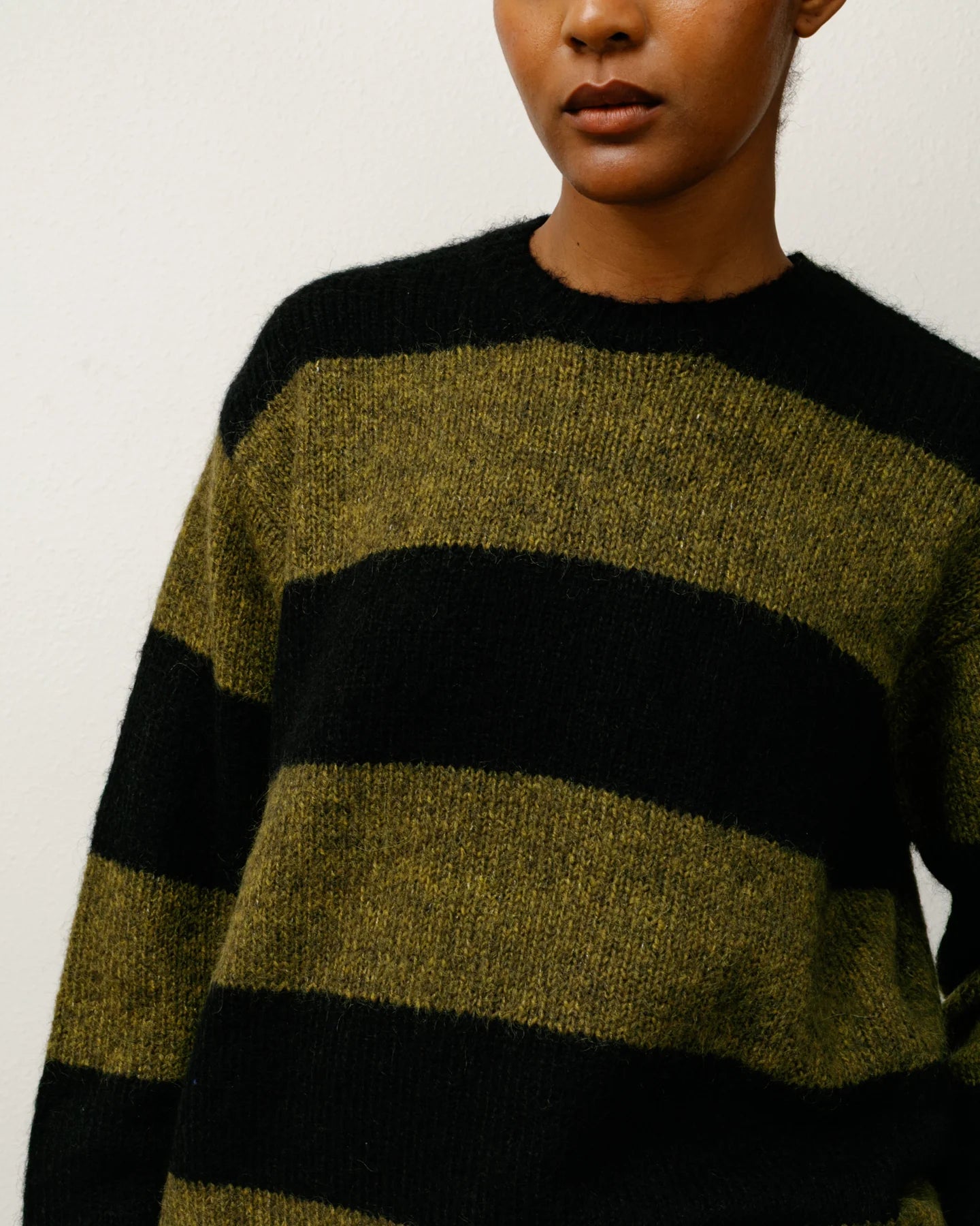 Big Stripe Crew | Stussy Sweatshirt