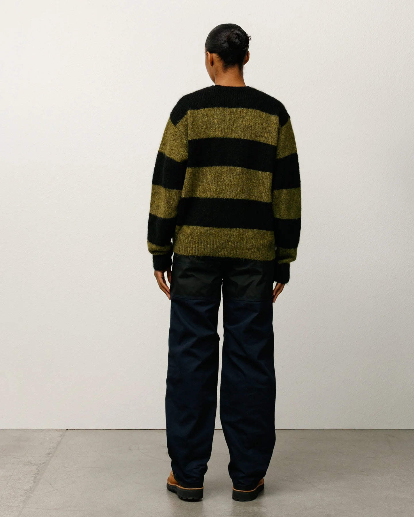 Big Stripe Crew | Stussy Sweatshirt