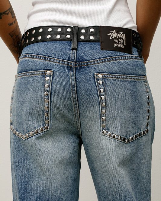 Wales Bonner Studded Jean | Stussy x Denim