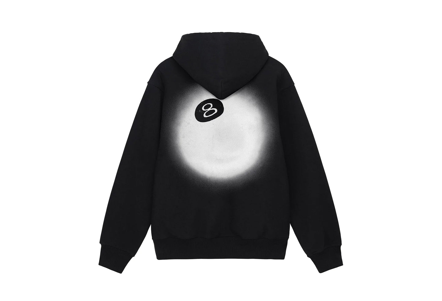 Stussy 8 Ball Fade Black Hoodie | Stussy Hoodie