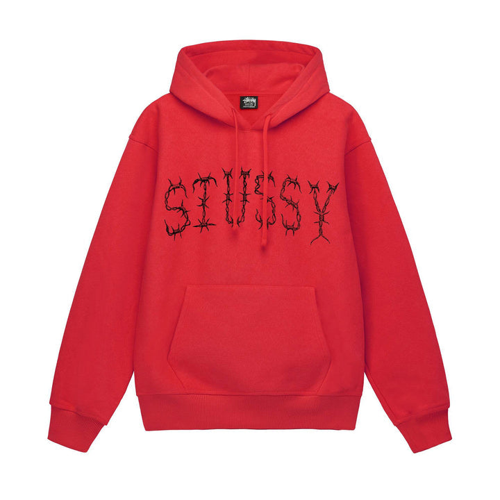 Stussy Barb Red Hoodie | Stussy Hoodie