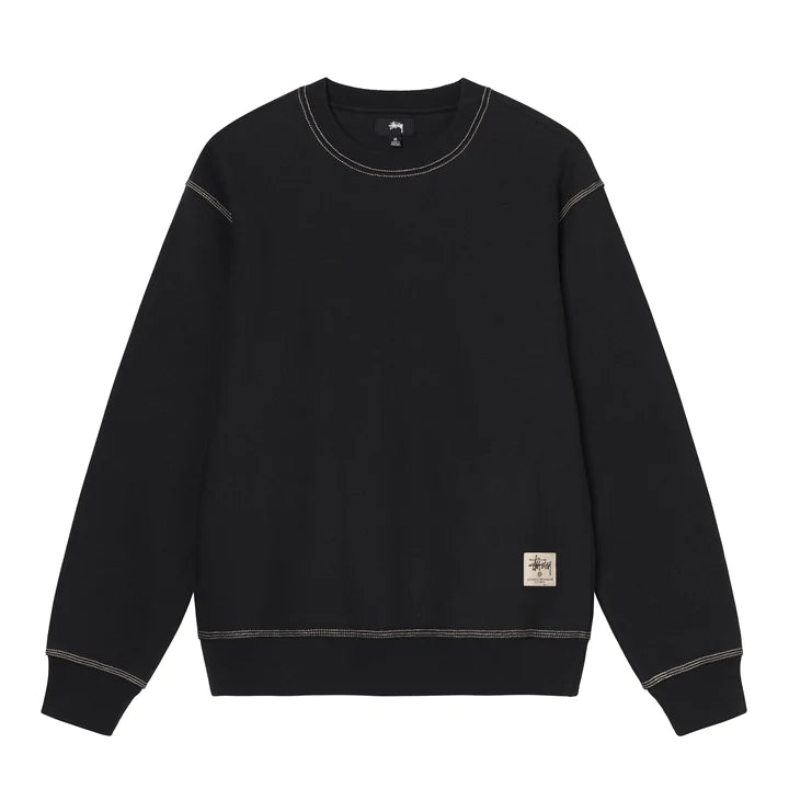 Contrast Stitch Label Crew | Stussy Sweatshirt