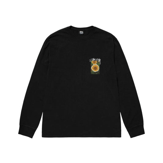Flower Grid Pigment Dyed LS Tee | Stussy Sweatshirt