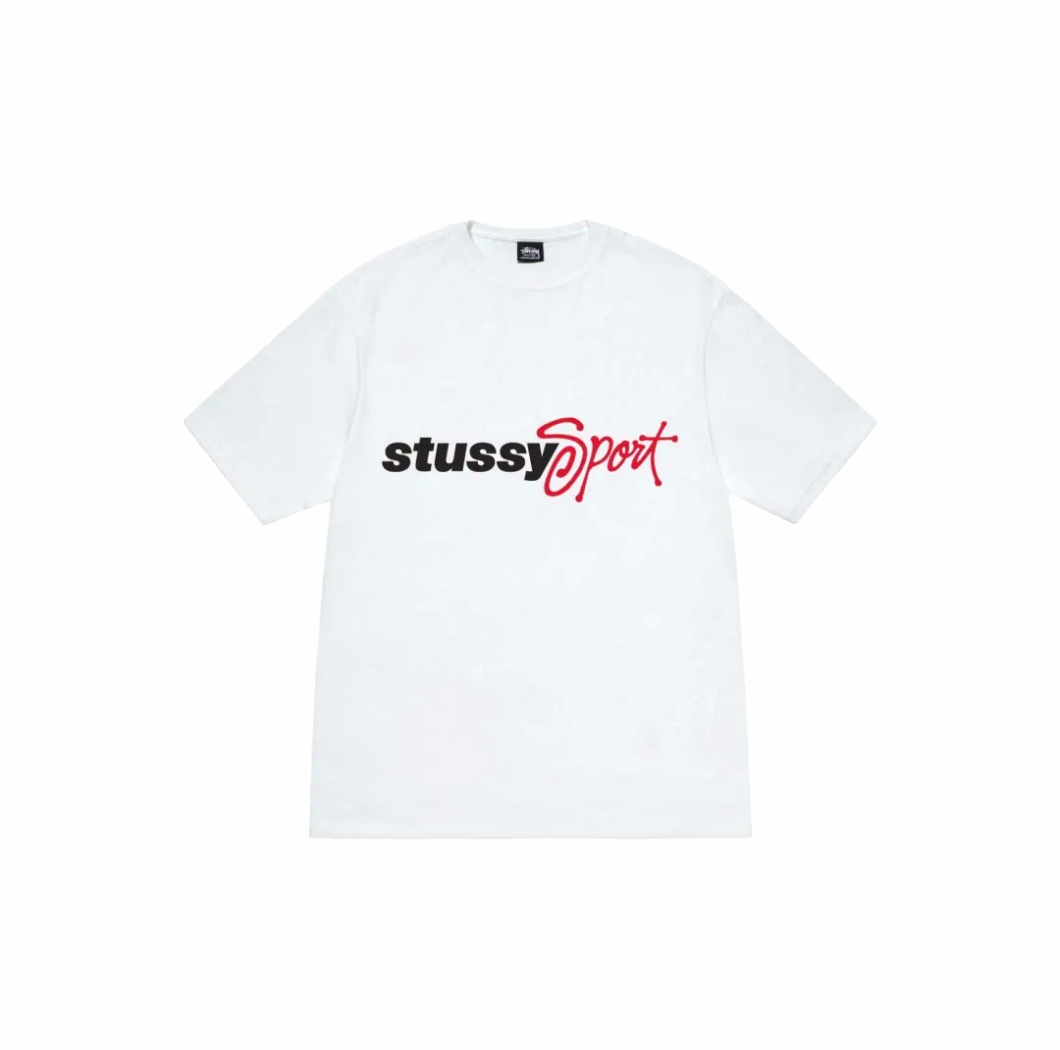 Stussy Sport Logo White T-Shirt | Stussy Tee