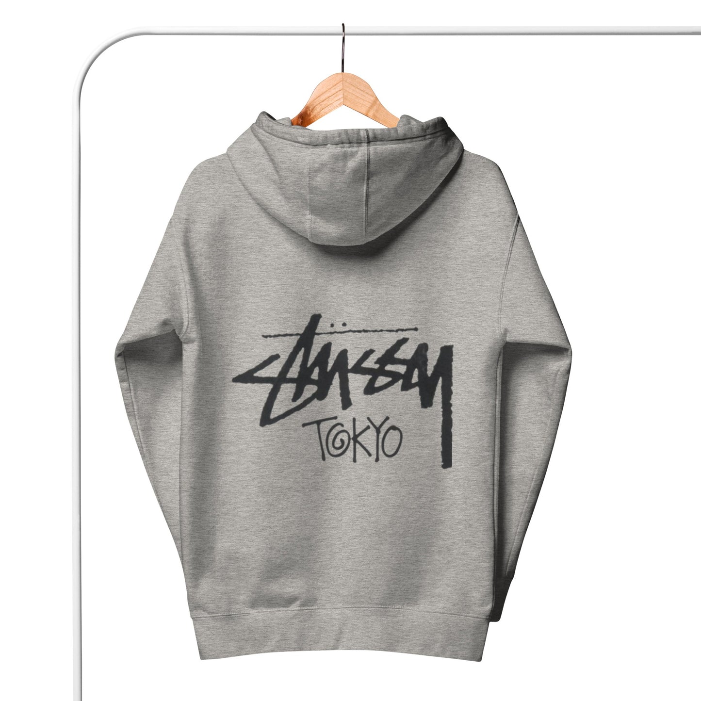 Stussy Tokyo Gray Hoodie | Stussy Hoodie