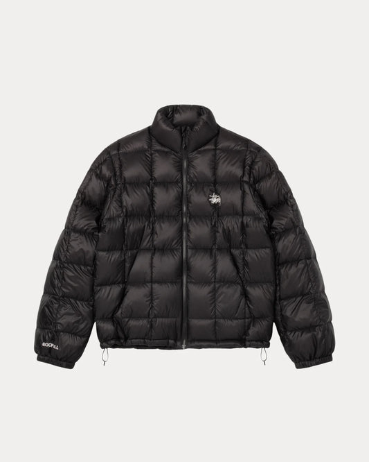 Midweight Puffer Black Jacket | Stussy Jacket