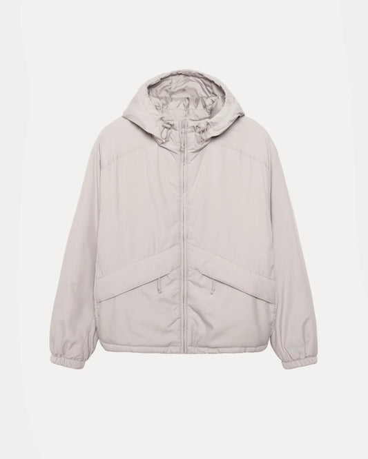 Insulated Hooded White Jacket | Stussy Jacket