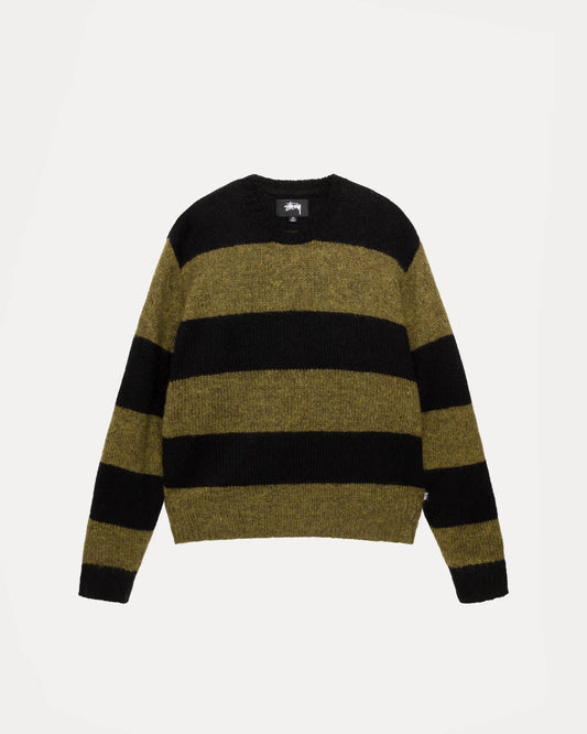 Big Stripe Crew | Stussy Sweatshirt