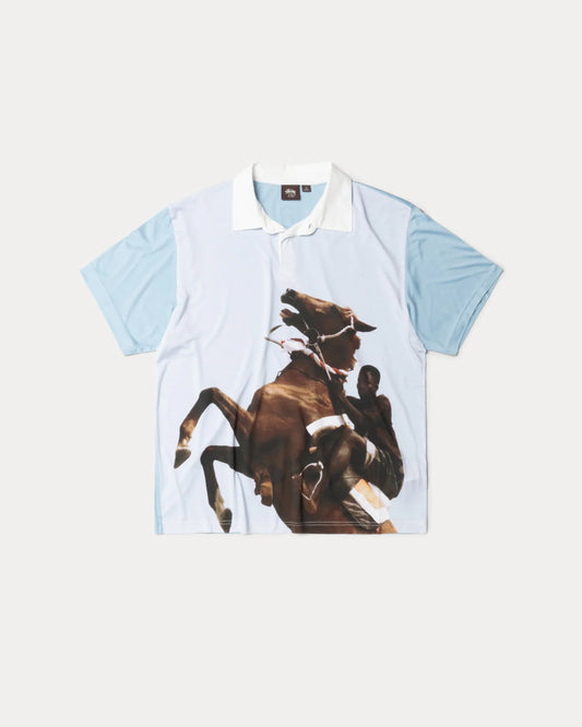 Wales Bonner Silk Polo Shirt | Stussy Shirt