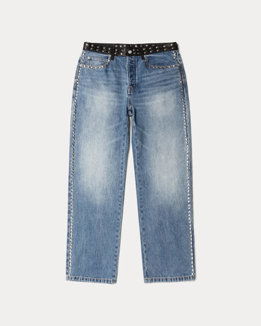 Wales Bonner Studded Jean | Stussy x Denim