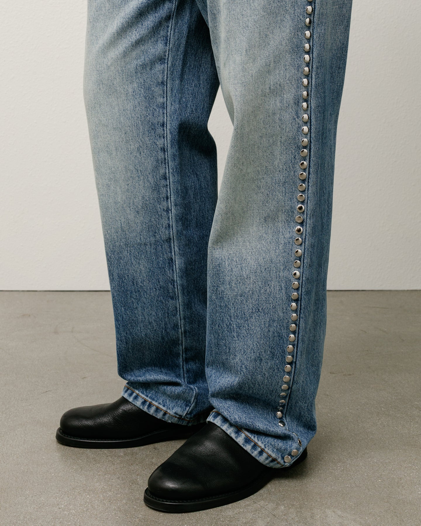 Wales Bonner Studded Jean | Stussy x Denim