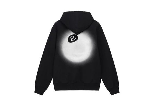 Stussy 8 Ball Fade Black Hoodie | Stussy Hoodie
