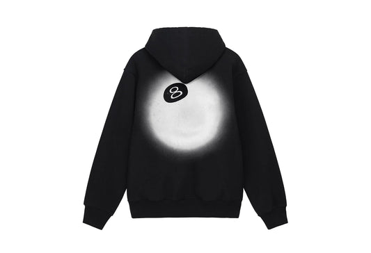 Stussy 8 Ball Fade Black Hoodie | Stussy Hoodie