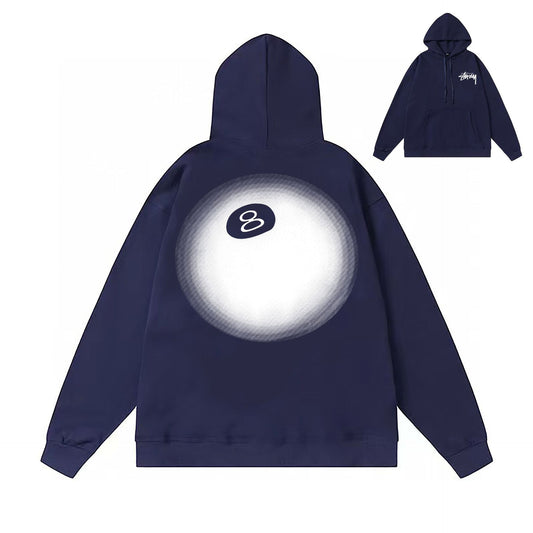 Stussy 8 Ball Fade Blue Hoodie | Stussy Hoodie