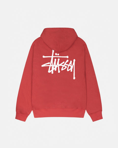 Stussy Basic Red Hoodie | Stussy Hoodie