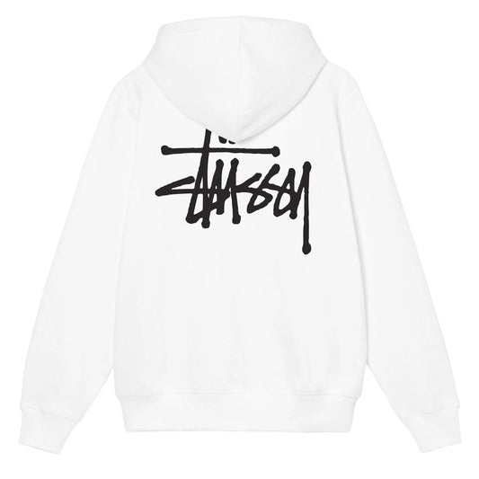 Stussy Basic White Hoodie | Stussy Hoodie