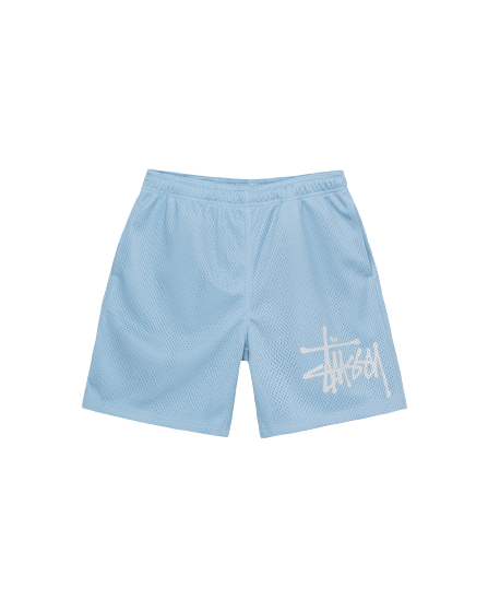 Stussy Big Basic Mesh Short Blue | Stussy Short