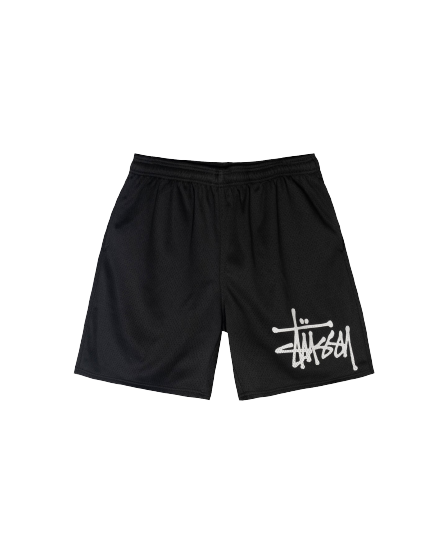 Stussy Big Basic Mesh Short Black | Stussy Shorts