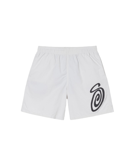 Stussy Curly S Water Short White | Stussy Short
