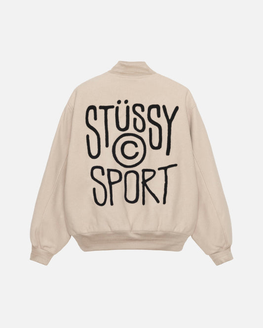 Sport Melton Varsity Jacket | Stussy Jacket