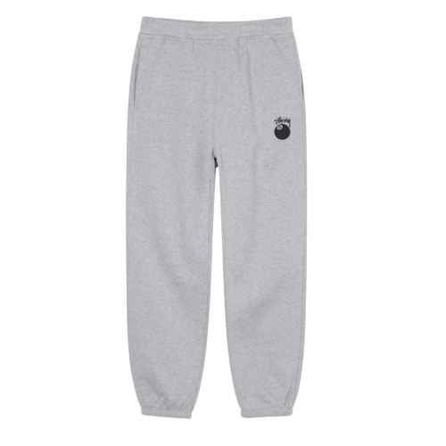 Stussy 8 Ball Logo Gray Pant | Stussy Pants