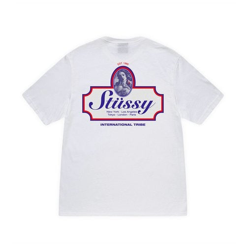 Stussy Logo White Tee Shirt | Stussy Tees
