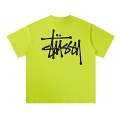 Stussy Logo Yellow Tee Shirt | Stussy Tees
