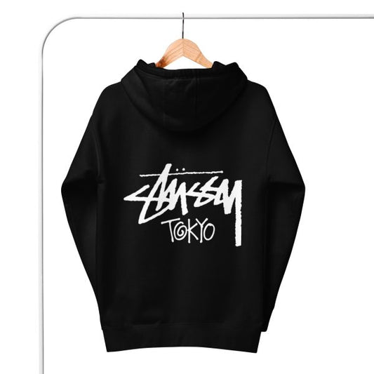 Stussy Tokyo Black Hoodie | Stussy Hoodie