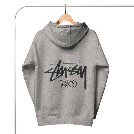 Stussy Tokyo Gray Hoodie | Stussy Hoodie