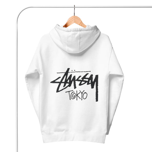 Stussy Tokyo White Hoodie | Stussy Hoodie